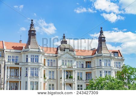 Urban Architecture, Old Renovated Houses In Wroclaw, Polish Museums