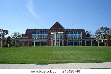 Serrick Center Under A Clear Blue Sky, Defiance College, Defiance, Oh, October 19, 2005