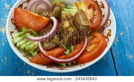 Choban Qovurma - Roast Lamb With Vegetables. Turkish Cuisine