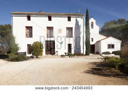 Typical House Of Valencia Named Barraca, Spain