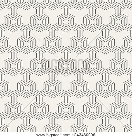 Abstract Seamless Pattern. Modern Stylish Texture. Repeating Geometric Background With Triangular El