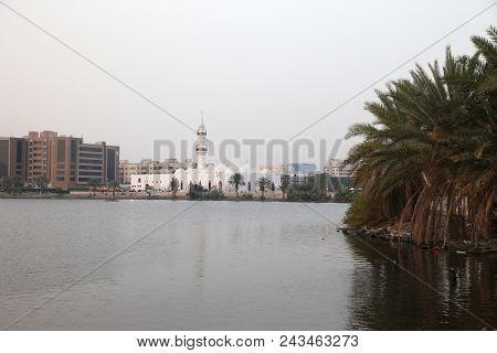 The Jaffali Mosque Nearby Balad (shopping Area)  In Evening  Jeddah, Saudi Arabia