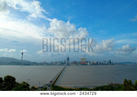 Vista della città di Macau