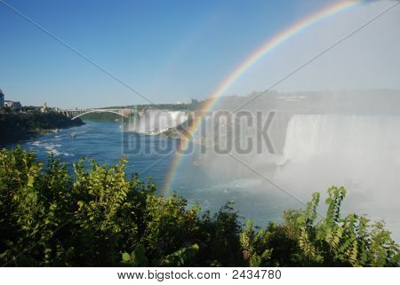 Regnbue på Niagara Falls