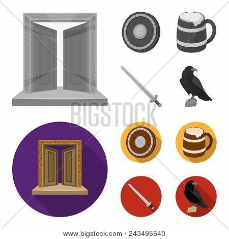 A Gate To The Treasure, A Shield For Protection, A Mug With A Bra, A Sword. Vikings Set Collection I