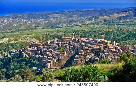 The Village Of Badolato, Calabria, Italy
