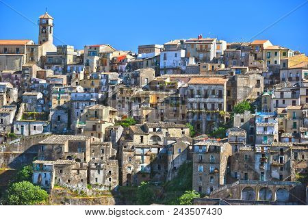 The Village Of Badolato, Calabria, Italy