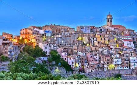 The Village Of Badolato In The Province Of Catanzaro, Italy