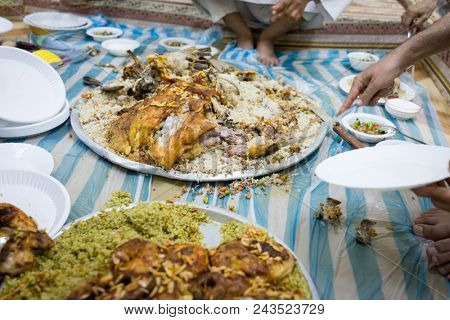 Arabian food closeup