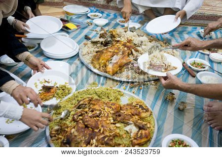 Arabian food closeup