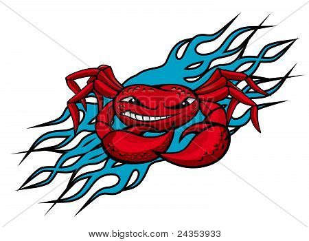 Kardinaal krab Tattoo