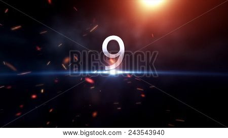 Countdown Motiongraphic 10 To 0. Countdown Start. Amazing Countdown Animation. Ready For Race, Event
