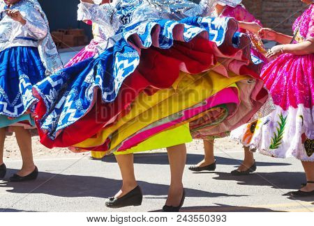 Authentic peruvian dance