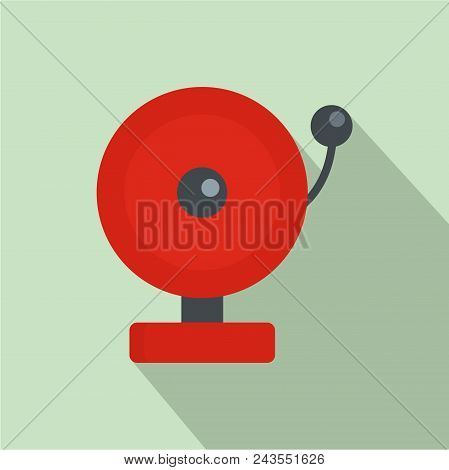 Ring Sirena Icon. Flat Illustration Of Ring Sirena Vector Icon For Web Design