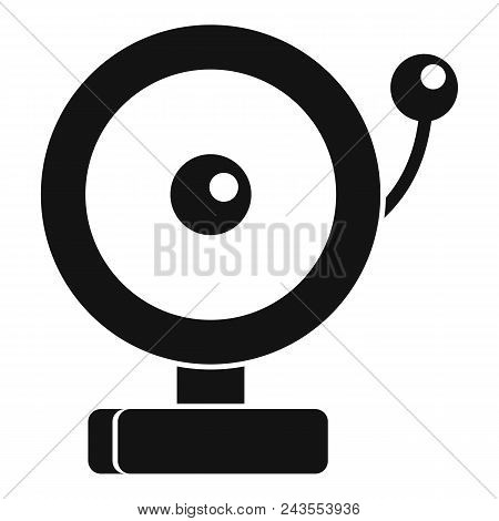Ring Sirena Icon. Simple Illustration Of Ring Sirena Vector Icon For Web Design Isolated On White Ba