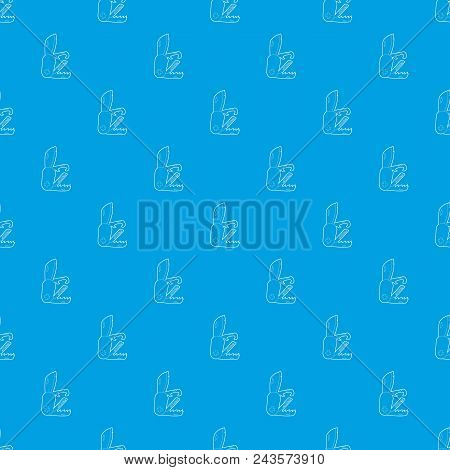 Penknife Pattern Vector Seamless Blue Repeat For Any Use