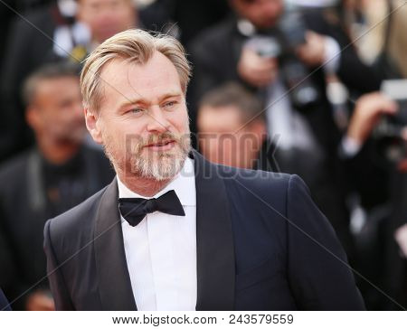 Christopher Nolan attends the screening of 'Sink Or Swim (Le Grand Bain)' during the 71st annual Cannes Film Festival at Palais des Festivals on May 13, 2018 in Cannes, France.
