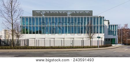 Ruschlikon, Switzerland - April 2, 2018: One Of The Buildings Of Ibm Research - Zurich. Ibm Research