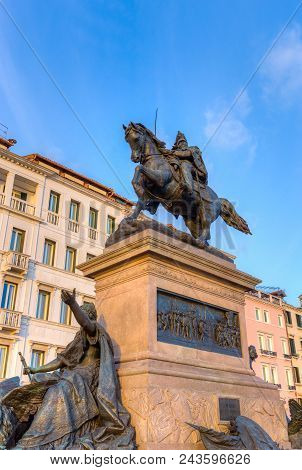 Equestrian Statue Of Victor Emmanuel Ii, Venice, Italy