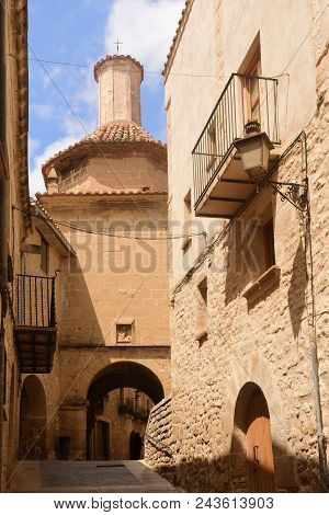 Sant Antonio Corners And Streets Of The Medival Village Of Calaceite, Mataranya, Teruel Province, Ar