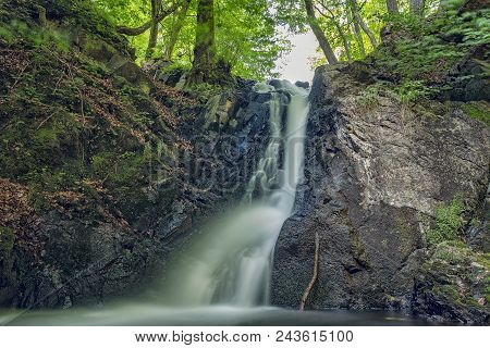 The Forsakar Waterfall And Nature Reserve Is Situated In The North-eastern Part Of The Skane Provinc