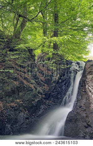 The Forsakar Waterfall And Nature Reserve Is Situated In The North-eastern Part Of The Skane Provinc