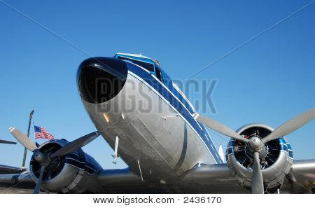 Aeroplano elica vintage