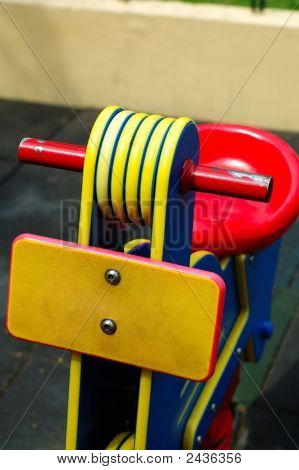 Chiudere il colpo della bicicletta giocattolo