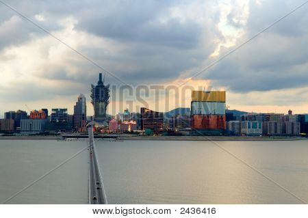 Vista della città di Macau