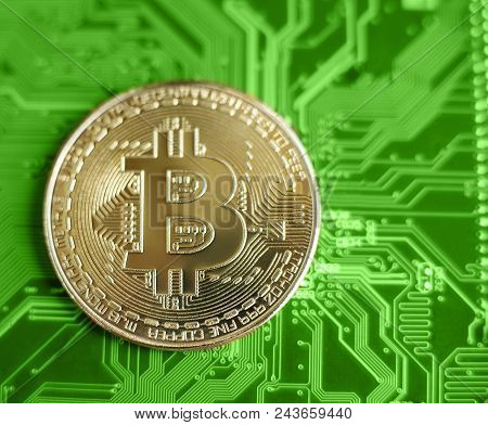Blockchain Technology, Bitcoin Mining Concept.