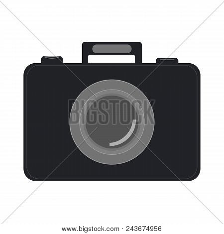Quality Flat Camera Design Dark Gray Shades Reflection