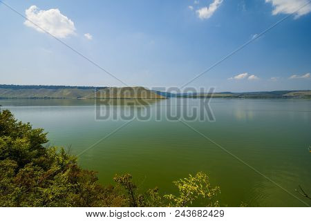 Panoramic View Of The Fjords And The Bay Of Bakota From A Height. Bakota, Ukraine