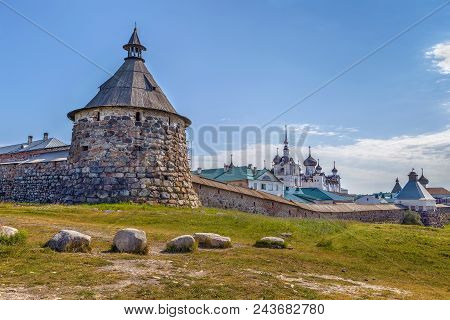 Solovetsky Monastery Is A Fortified Monastery Located On The Solovetsky Islands In The White Sea, Ru
