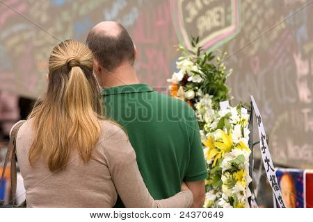 Jack Layton - Memorial de giz