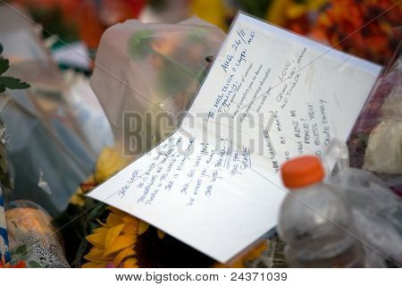 Jack Layton - Memorial de giz