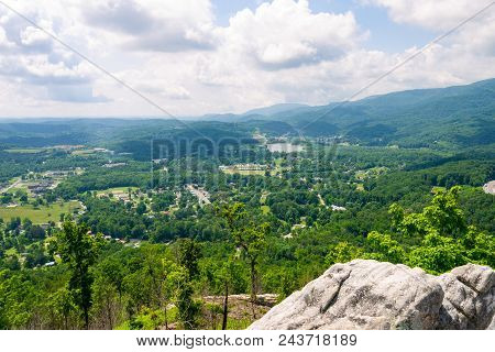 View Of Caryville Tennessee From A Ridge