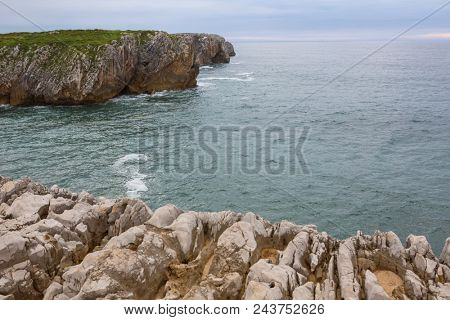 Bufones de Arenillas in the cost of Asturias, north of Spain