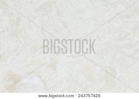 Clean Synthetic Rock In Classic White Tone. High Resolution Photo.