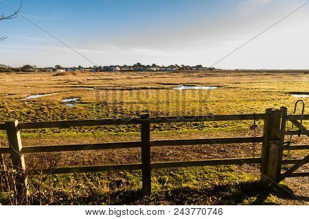 Stanpit Marsh In Winter Morning Light