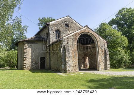 The Archeological Area Of Castelseprio (varese, Lombardy, Italy): Ruins Of A Village Destroyed In Th