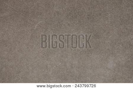 Gray Concrete Wall With Small Dash Pattern And Fine Grain Texture. Black And White Photo Of Vintage 