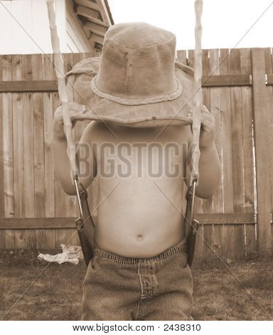 Verlegen Cowboy
