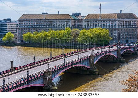 View Of Lambeth Bridge In Westminster, London