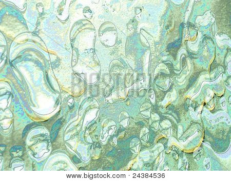 Ilustração de gotículas de água abstrata