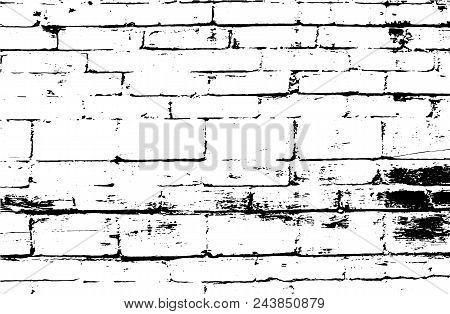 Vector Grunge Texture. Abstract Grainy Background, Old Painted Wall. Overlay Illustration Over Any D