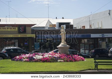 Ballarat, Victoria, Australia, 12th March 2018 - View Of Sturt Street Gardens In The City Of Ballara