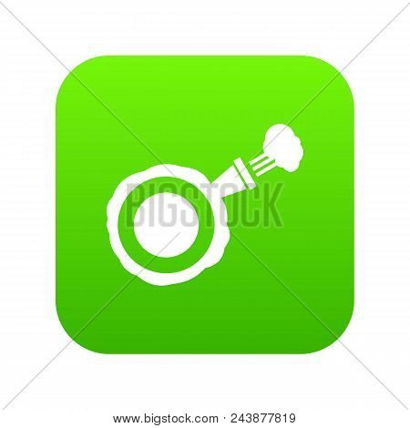 Whoopee Cushion Icon Digital Green For Any Design Isolated On White Vector Illustration