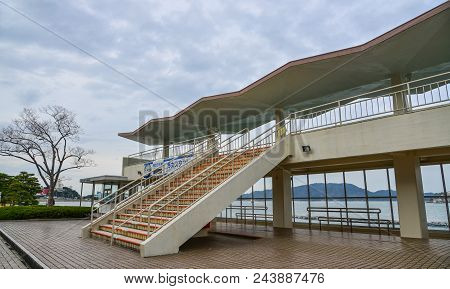 Toba, Japan - Mar 18, 2018. Seaside Park Of Mikimoto Pearl Island In Toba, Japan. This Island Is Kno