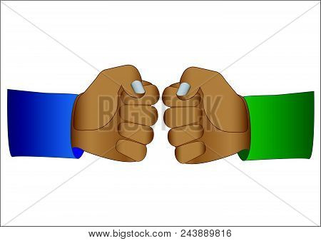Vector Design Of Hand Illustrations Duel Competition