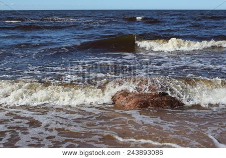 Early Spring On The Riga Gulf Coast Near Saulkrasti City